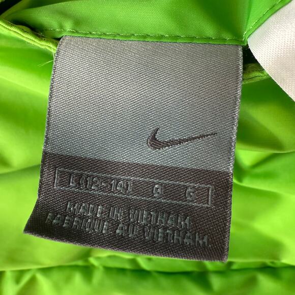 Vintage Y2K Nike Women's Reversible Duck Down Puffer Vest Large Green - Picture 6 of 12